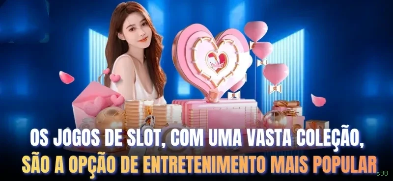Imagem promocional da s98 mostrando a plataforma e suas vantagens